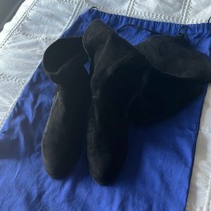 Stuart Weitzman  lowlands over the knee suade boots
